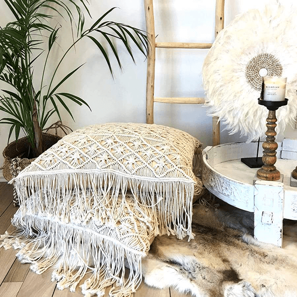 Macrame Floor Cushion