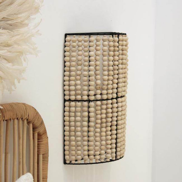 BEADED WALL SCONCE